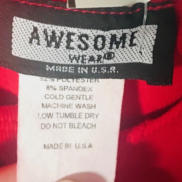 COPY - Awesome Wear Red Classy Front Tie-Up Vest Size 1XL - Picture 5 of 7
